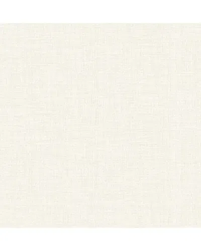 Brewster Advantage Wallis Off-white Faux Linen Wallpaper In Multi