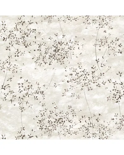 Brewster Arian Champagne Inkburst Wallpaper