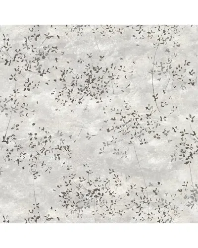 BREWSTER BREWSTER ARIAN SILVER INKBURST WALLPAPER