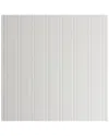 Brewster Beadboard Brown Wood Panel Paintable Wallpaper In Brown