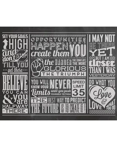 BREWSTER BREWSTER CHALK QUOTES WALL MURAL