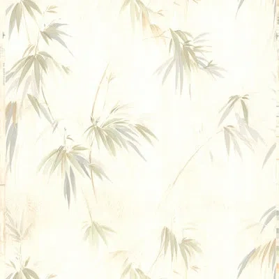 Brewster Home Fashions 33' X 20.5" Atlis Fern Wallpaper In Green;beige