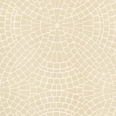 Brewster Home Fashions Bath Bath Bath Volume Iv Mosaic Tile 33' X 20.5" Geometric Wallpaper In Sand