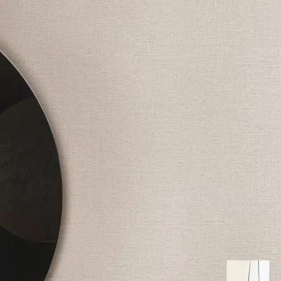 Brewster Home Fashions River 33' L X 20.5" W Linen Texture Wallpaper Roll In Light Gray