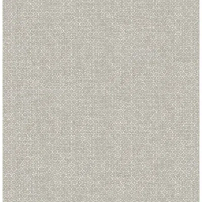 Brewster Home Fashions Texture Trends Ii 33' X 20.5" Ogee Wallpaper Roll In Gray