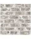 Brewster Jomax Grey Warehouse Brick Wallpaper In Grey