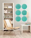 Brewster Set Of 6 Calypso Dry Erase Dots Decals