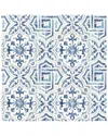 Brewster Sonoma Navy Spanish Tile Wallpaper In Navy