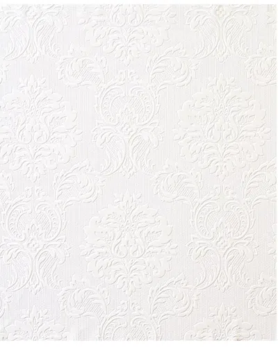 Brewster Visconti Damask Paintable Wallpaper In Multi