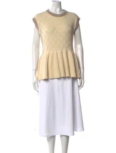 Pre-owned Brøgger Patterned Crew Neck Sweater In Neutrals