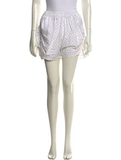 Pre-owned Brøgger Printed Mini Shorts In Neutral