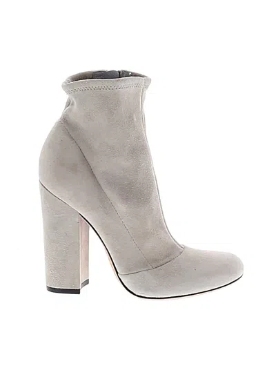 Pre-owned Brian Atwood Ankle Boots In Gray