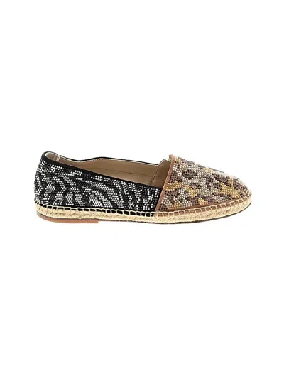 Pre-owned Brian Atwood Flats In Brown