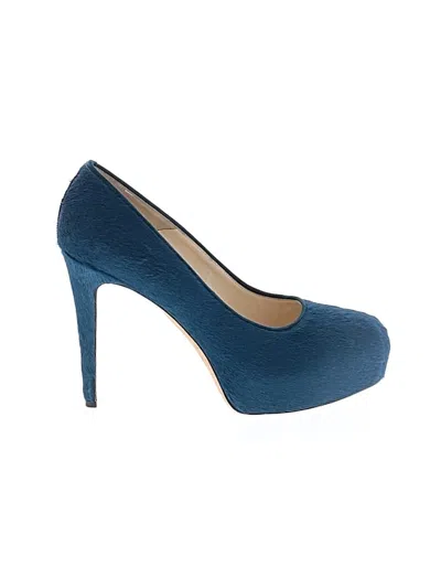 Pre-owned Brian Atwood Heels In Blue