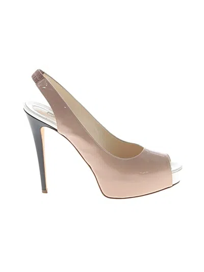 Pre-owned Brian Atwood Heels In Ivory