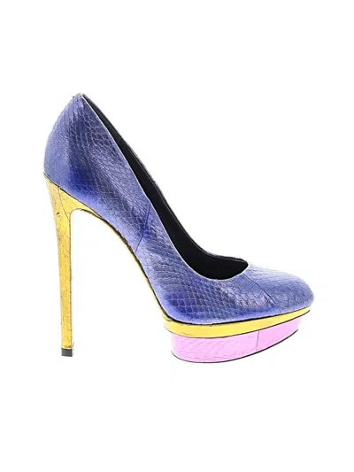 Pre-owned Brian Atwood Heels In Purple