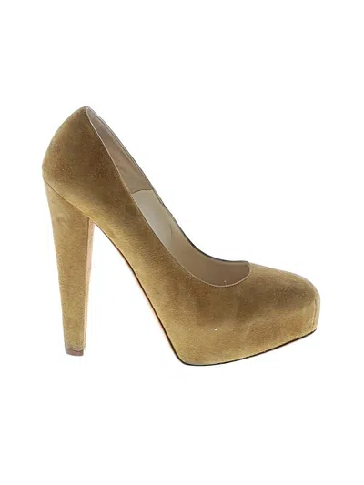 Pre-owned Brian Atwood Heels In Yellow