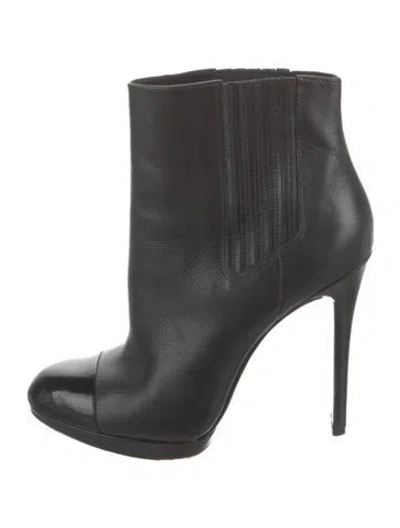 Pre-owned Brian Atwood Leather Boots In Black