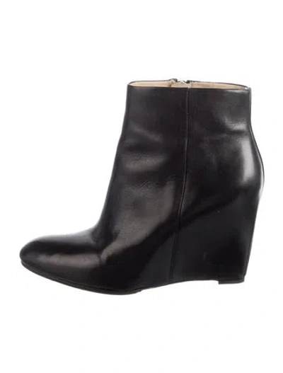 Pre-owned Brian Atwood Leather Pumps In Black