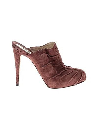 Pre-owned Brian Atwood Mule/clog In Brown