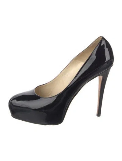 Pre-owned Brian Atwood Patent Leather Pumps In Black