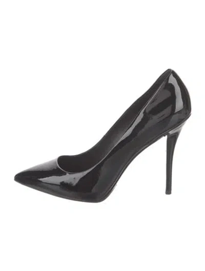 Pre-owned Brian Atwood Patent Leather Pumps In Black