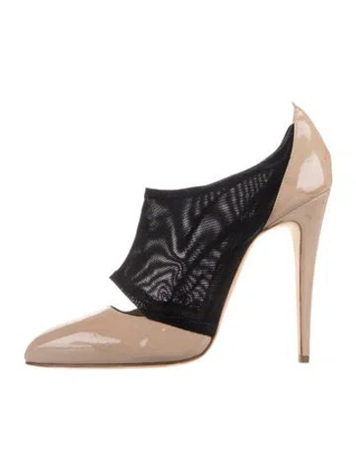 Pre-owned Brian Atwood Patent Leather Pumps In Neutrals
