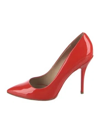 Pre-owned Brian Atwood Patent Leather Pumps In Red