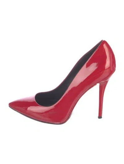 Pre-owned Brian Atwood Patent Leather Pumps In Red