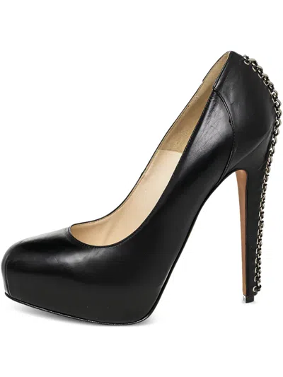 Pre-owned Brian Atwood  150mm Chain-embellished Platform Pumps