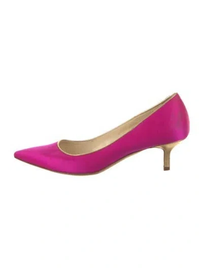 Pre-owned Brian Atwood Satin Pumps In Pink