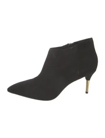 Pre-owned Brian Atwood Suede Boots In Black