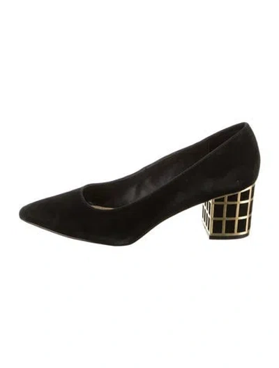Pre-owned Brian Atwood Suede Pumps In Black