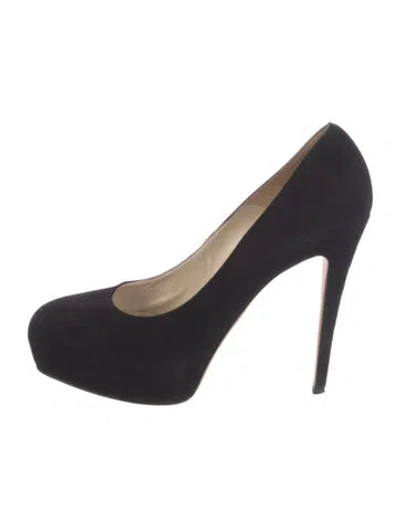 Pre-owned Brian Atwood Suede Pumps In Black