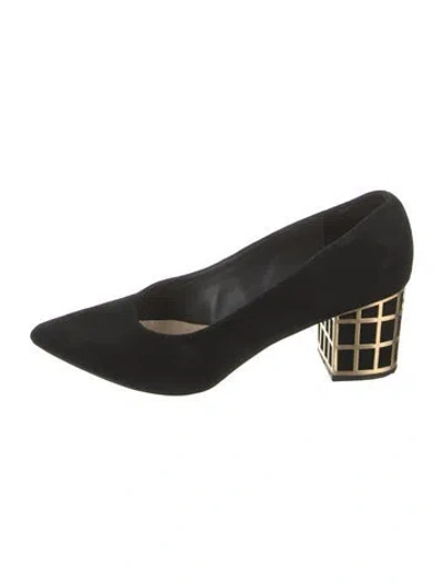 Pre-owned Brian Atwood Suede Pumps In Black