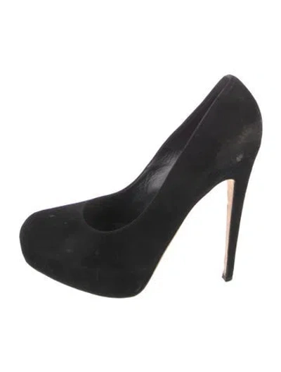 Pre-owned Brian Atwood Suede Pumps In Black