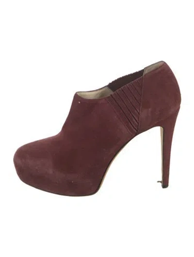 Pre-owned Brian Atwood Suede Pumps In Brown