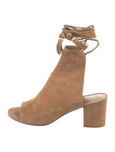 Pre-owned Brian Atwood Suede Pumps In Brown