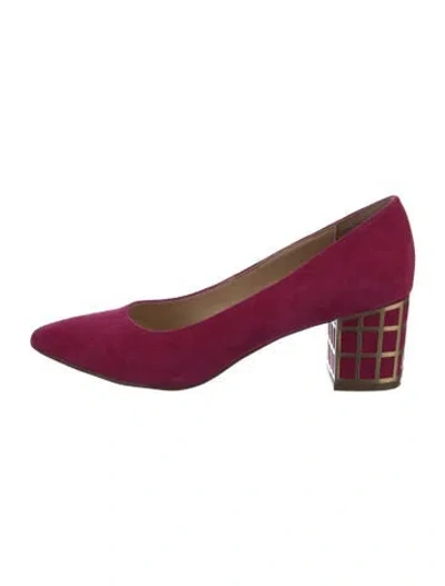 Pre-owned Brian Atwood Suede Pumps In Pink