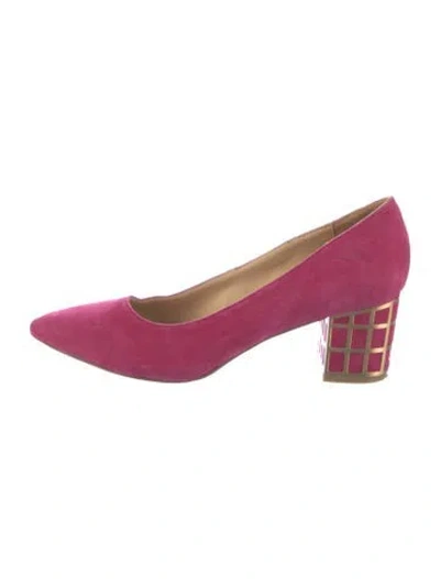 Pre-owned Brian Atwood Suede Pumps In Pink