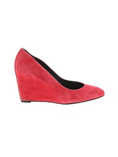 Pre-owned Brian Atwood Wedges In Red