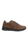 Brian Cress Man Sneakers Khaki Size 7 Leather In Beige
