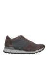 Brian Cress Man Sneakers Khaki Size 9 Soft Leather In Beige