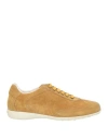Brian Cress Man Sneakers Mustard Size 13 Soft Leather In Yellow