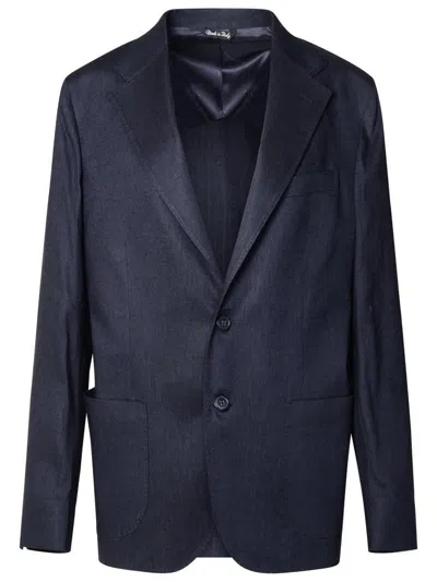 Brian Dales Blue Linen Blend Jacket