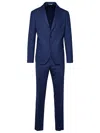 BRIAN DALES BRIAN DALES BLUE WOOL BLEND SUIT