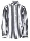Brian Dales Camicia In Cotone In Blue