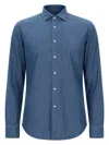 Brian Dales Camicia In Cotone In Blue