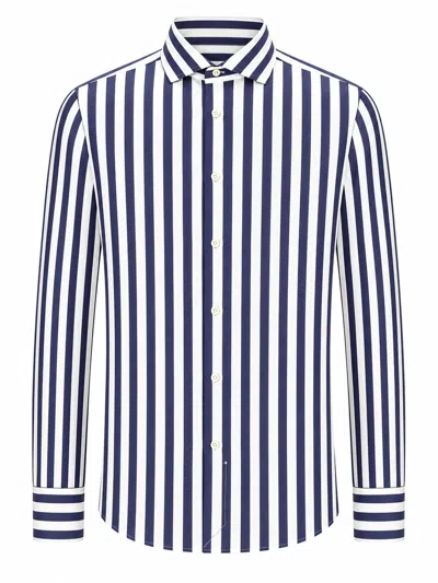 Brian Dales Camicia In Cotone In Blue