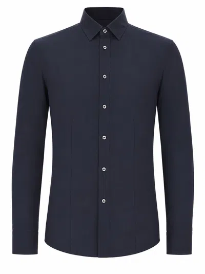 Brian Dales Camicia In Cotone In Blue